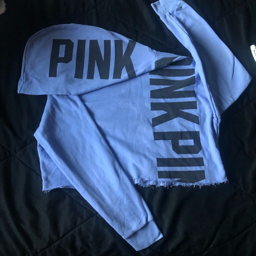 Cropped Pink Hoodie